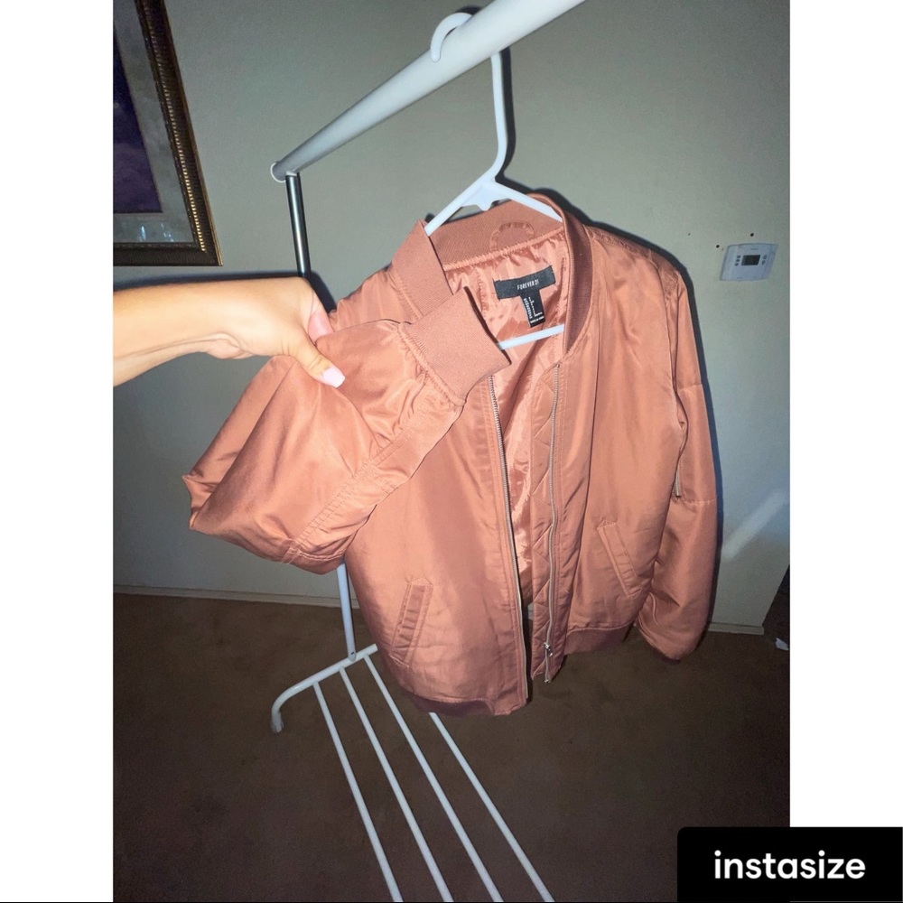 Mauve Bomber jacket